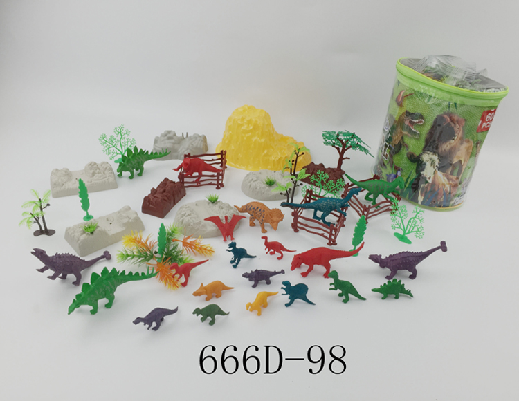 恐龙60PCS套装 666D-98